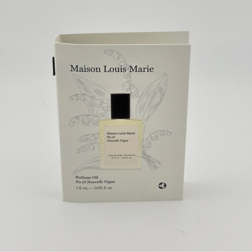 🎁 MAISON LOUIS MARIE No 13 Nouvelle Vague Perfume Oil (One - 1.5 mL Sample)